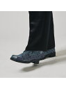 オブリーク パイソン チャッカ ブーツ alfredoBANNISTER アルフレッド・バニスター シューズ・靴 ブーツ ブルー【送料無料】[Rakuten F...