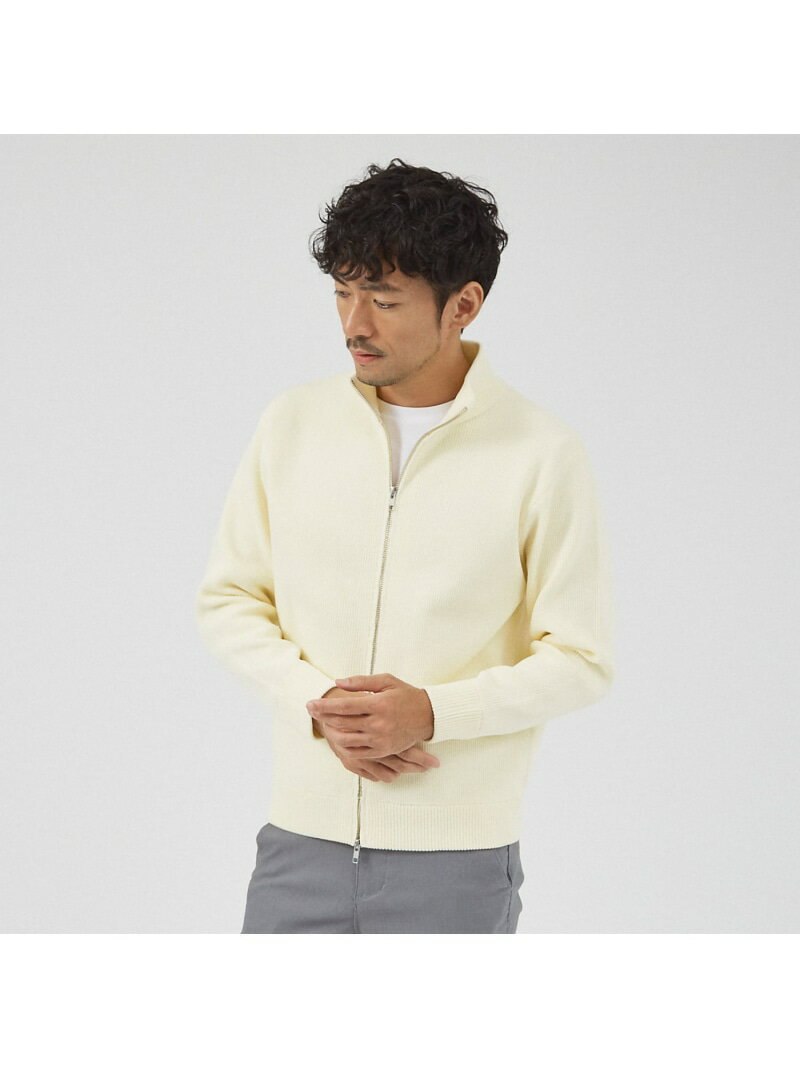 【SALE/57%OFF】【定番人気】12ゲージ 畦編み ドライバーズニット ABAHOUSE LASTWORD アバハウス トップス ニット ホワイト ブラッ...