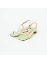 【SALE/50%OFF】●FABIO RUSCONI メタリック華奢ストラップサンダル Au BANNISTER オゥ・バニスター シューズ・靴 サンダル グ...