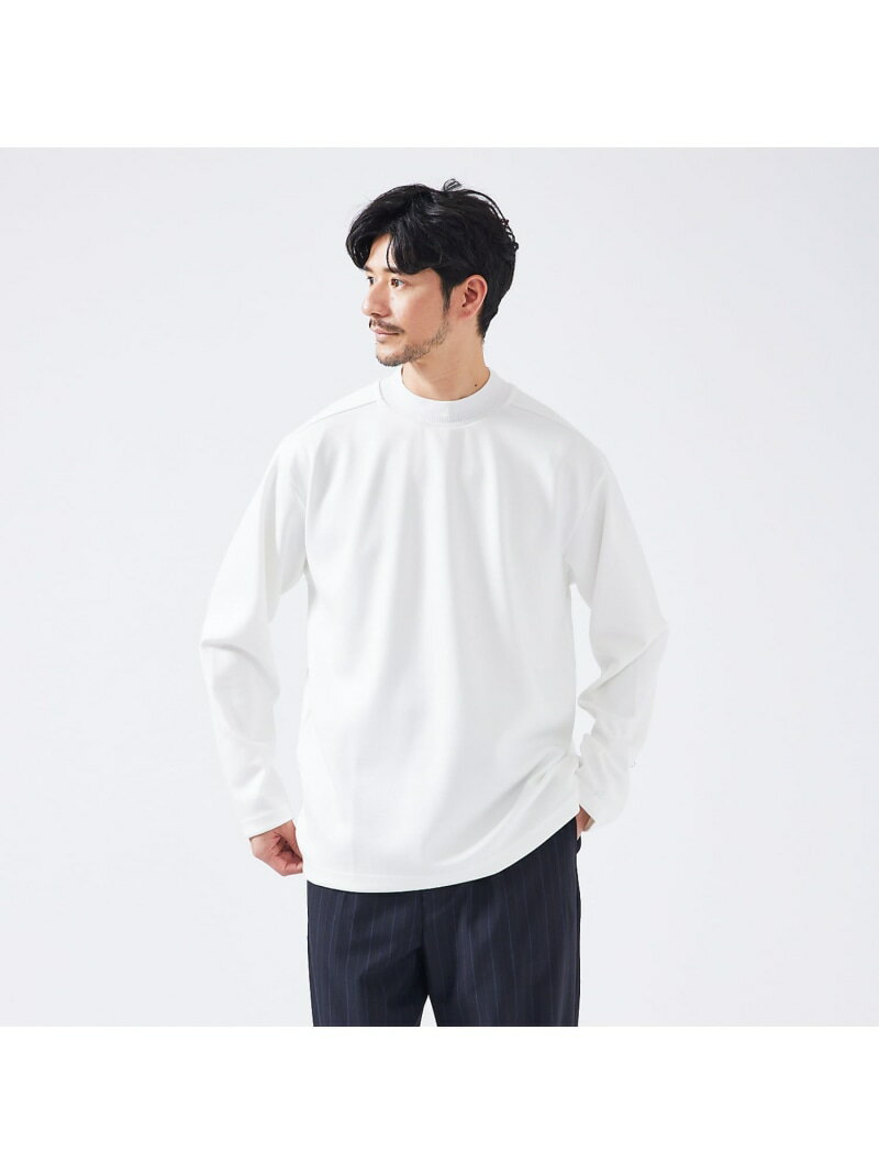 【SALE／40%OFF】【ミニカノコ】ダンボール モックネック 長袖Tシャツ ABAHOUSE LASTWORD アバハウス トップス カットソー・Tシャツ ホワイト ブラック カーキグリーン【RBA_E】【送料無料】[Rakuten Fashion]