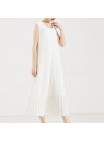 【SALE/30%OFF】サーキュラープリーツワンピース qualite カリテ ワンピース・ドレス シャツワンピース ブルー ホワイト ブラック【RBA_E】...