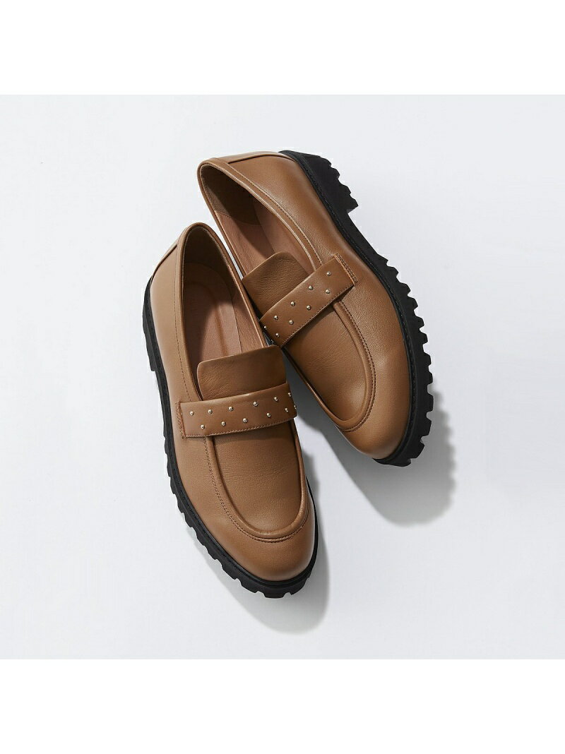 【SALE／50%OFF】【軽量】スタッズボリュームローファー Au BANNISTER オゥ・バニスター シューズ・靴 ..