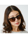 【LE FOON / ルフォーン】キャッツアイサングラス Rouge vif la cle ルージュ・ヴィフ ラクレ ファッション雑貨 メガネ ブラック ブラウ...