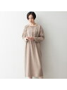 【SALE/40%OFF】レースアップ前後2WAYロングワンピース collex コレックス ワンピース・ドレス シャツワンピース ホワイト ベージュ【RBA_...
