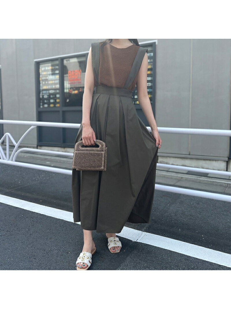【SALE／20%OFF】【XSサイズ展開】タックメモリースカート Rouge vif la cle