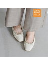 【SALE/50%OFF】【最高バレエ】ソフトスクエアトゥ バレエシューズ Au BANNISTER オゥ・バニスター シューズ・靴 バレエシューズ シルバー ...