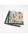 【SALE/30%OFF】【Tapis Noir】クラシカルスカーフ qualite カリテ ファッション雑貨 スカーフ・バンダナ ベージュ グリーン【RBA_...