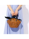 【BAGMATI / バグマティ】レザーハンドルカゴバッグ【WEB限定】 Rouge vif la cle ルージュ・ヴィフ ラクレ バッグ かごバッグ ブラッ...
