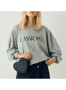 【SALE/40%OFF】【一部店舗限定】ドロップショルダーロゴスウエット(CASSIOPEE) Rouge vif la cle ルージュ・ヴィフ ラクレ ト...