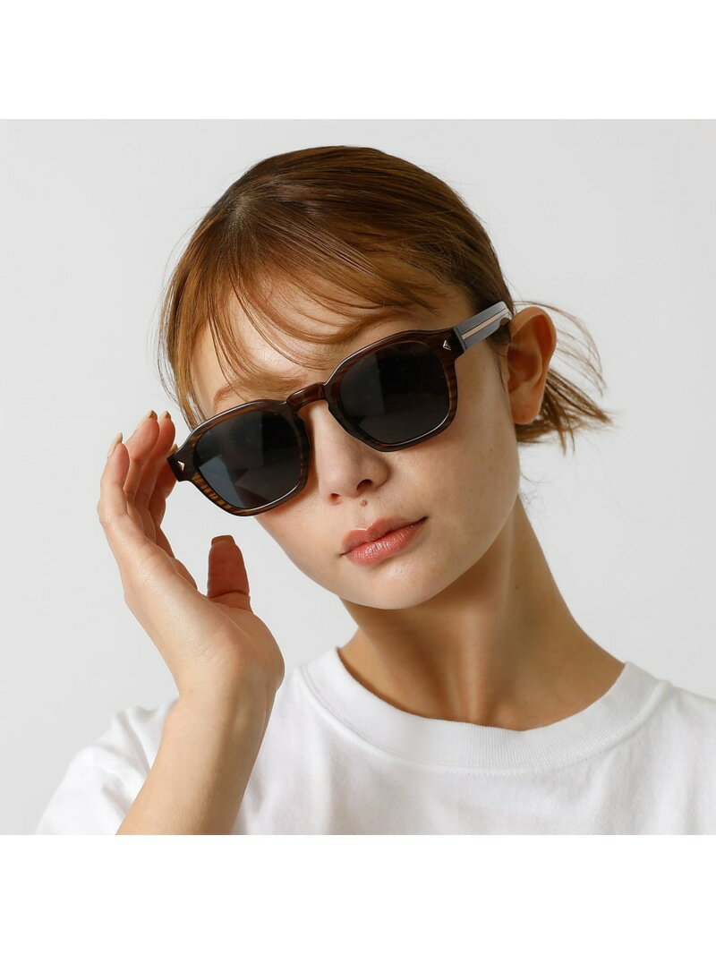 【NOPUBLIC/ノーパブリック】ボストンサングラス/02:01/サングラス/ Rouge vif la cle ルージュ・ヴィフ ラクレ ファッション雑貨 メガネ ブラウン ブラック【先行予約】*【送料無料】[Rakuten Fashion]