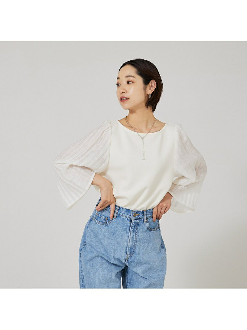 【SALE／30%OFF】ストライプジャガードプルオーバー qualite カリテ トップス カットソー・Tシャツ ホワイト ブラック【RBA_E】【送料無料】[Rakuten Fashion]