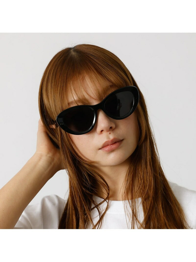 【NOPUBLIC/ノーパブリック】キャッツアイサングラス/02:03/サングラ Rouge vif la cle ルージュ・ヴィフ ラクレ ファッション雑貨 メガネ ブラック ホワイト【先行予約】*【送料無料】[Rakuten Fashion]