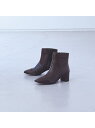 【SALE/25%OFF】【販売店舗限定】スクエアトゥブーツ Au BANNISTER オゥ・バニスター シューズ・靴 ブーツ ブラック ブラウン グレー ホワ...