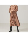 【SALE/50%OFF】【WEB・一部店舗限定】フィブリルボリュームスリーブワンピース qualite カリテ ワンピース・ドレス シャツワンピース グレー ...