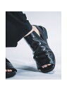 【WRAP SHOES】ドレープ バックストラップ サンダル alfredoBANNISTER アルフレッド・バニスター シューズ・靴 サンダル ブラック【送料...