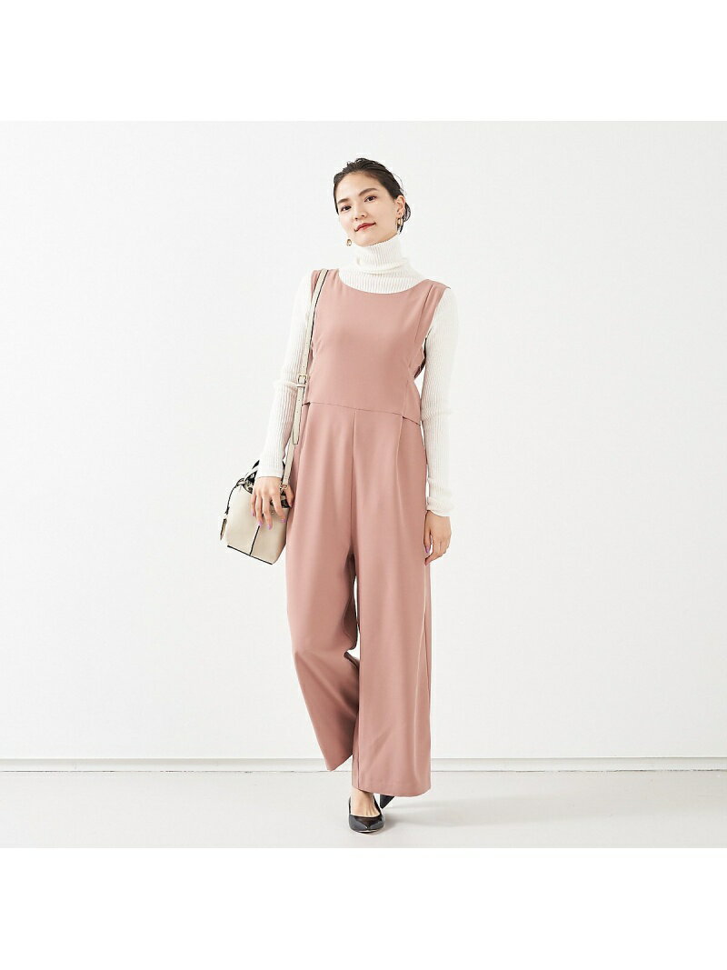 【SALE／50%OFF】【anana】バックリボンオールインワン qualite カリテ ワンピース・ドレス シャツワンピース ピンク ブラック【RBA_E】【送料無料】[Rakuten Fashion]のサムネイル