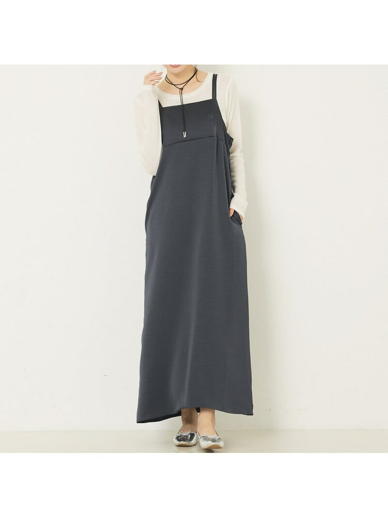 ダブルストラップキャミワンピース abahouse mavie アバハウス マヴィ ワンピース・ドレス シャツワン..