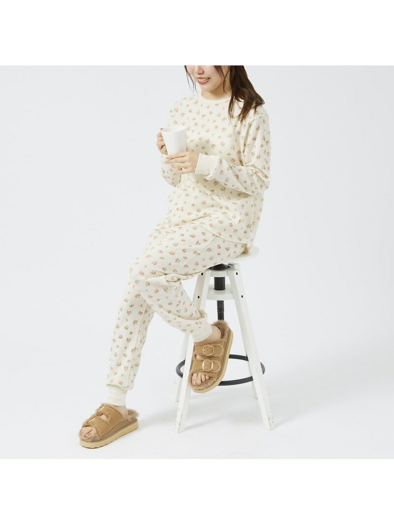 【JEMORGAN/ジェーイーモーガン】ルームウェア 3点セット / 長袖&長ズ Rouge vif la cle ルージュ・ヴィフ ラクレ トップス カットソー・Tシャツ レッド【送料無料】[Rakuten Fashion]