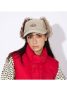 【DICKIES/ディッキーズ】EX FUR EARMUFF JET CAP/耳 ABAHOUSE LASTWORD アバハウス 帽子 ハット ベージュ ブラッ...