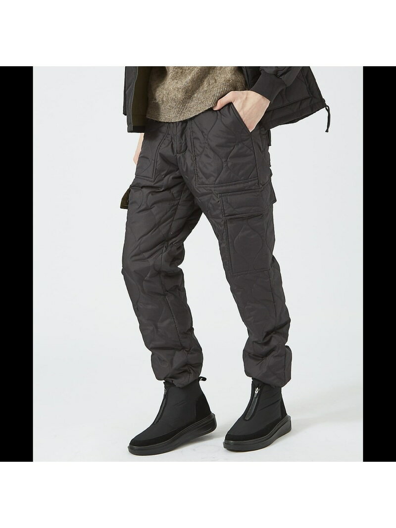 【TAION / タイオン】MILITARY CARGO DOWN PANTS/ ABAHOUSE LASTWORD アバハウス パンツ その他のパンツ ブラック カーキグリーン【送料無料】[Rakuten Fashion]