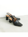 【SALE/40%OFF】アシンメトリー スクエアトゥブーサン Au BANNISTER オゥ・バニスター シューズ・靴 サンダル ブラック ホワイト【RBA_...