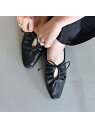 【SALE/41%OFF】【LAROUTE】レースアップギャザー ソフトパンプス Au BANNISTER オゥ・バニスター シューズ・靴 その他のシューズ・靴...