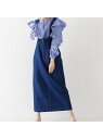 【SALE/27%OFF】ジャージーデニムジャンパースカート abahouse mavie アバハウス マヴィ ワンピース・ドレス ジャンパースカート ブルー【...