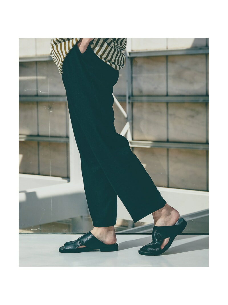 【リラックスパンツ】クレープストレッチ ワイドテーパードパンツ ABAHOUSE LASTWORD アバハウス パンツ その他のパンツ カーキグリーン グレー ブラック ネイビー【送料無料】[Rakuten Fashion]