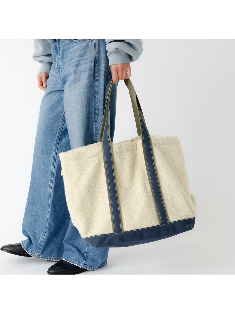 Rakuten - 【TRIFFER/トリファー】ボアトート/バッグ/大容量/A4収納可能【WEB限 Rouge vif la cle ルージュ・ヴィフ ラクレ バッグ トートバッグ ホワイト【送料無料】[Rakuten Fashion]