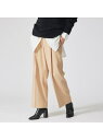 【SALE/50%OFF】ウォームフラノストレートパンツ qualite カリテ パンツ その他のパンツ カーキグリーン ホワイト ベージュ【RBA_E】【送料...