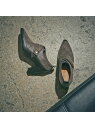 【SALE/30%OFF】モチーフ付きポインテッドブーティー Au BANNISTER オゥ・バニスター シューズ・靴 ブーツ ブラウン ブラック【RBA_E】...
