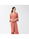 【SALE/50%OFF】【WEB・一部店舗限定】《セットアップ対応》リブニットロングカーディガン qualite カリテ トップス カーディガン ブラウン ブ...