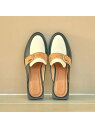 【SALE/30%OFF】ローファーモチーフミュール Au BANNISTER オゥ・バニスター シューズ・靴 サンダル ホワイト ネイビー ブラック【RBA_...
