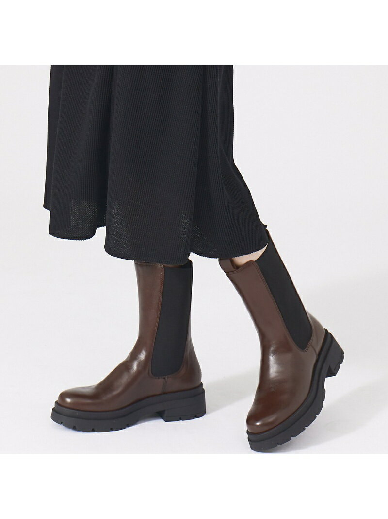 【ENESS/エネス】ミドル丈サイドゴアブーツ Rouge vif la cle ルージュ・ヴィフ ラクレ シューズ・靴 ブーツ ブラウン ブラック【送料無料】[Rakuten Fashion]のサムネイル