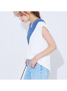 【SALE/40%OFF】Vネックニットベスト Rouge vif la cle ルージュ・ヴィフ ラクレ トップス その他のトップス ホワイト ブラック【RB...