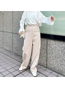 【SALE/20%OFF】サスペンダーマリンパンツ4 Rouge vif la cle ルージュ・ヴィフ ラクレ パンツ その他のパンツ ブラック ベージュ【R...