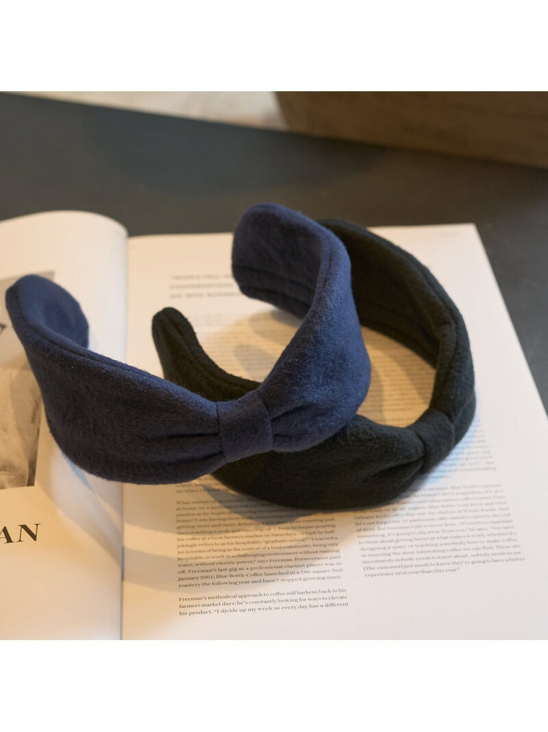 【Jennifer Ouellette/ジェニファー・オーレット】ターバンカチュ Rouge vif la cle ルージュ・ヴィフ ラクレ ヘアアクセサリー カチューシャ・ヘアバンド ブラック ネイビー【送料無料】[Rakuten Fashion]