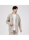 【セットアップ対応】ネオスエード ジャケット カーディガン / シルキータッチ ABAHOUSE LASTWORD アバハウス トップス カーディガン ブラウン...