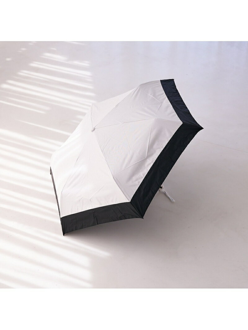 【a.s.s.a】ブラック切替晴雨兼用折畳傘 HEAT DOWN PARASOL collex コレックス ファッション雑貨 折り..