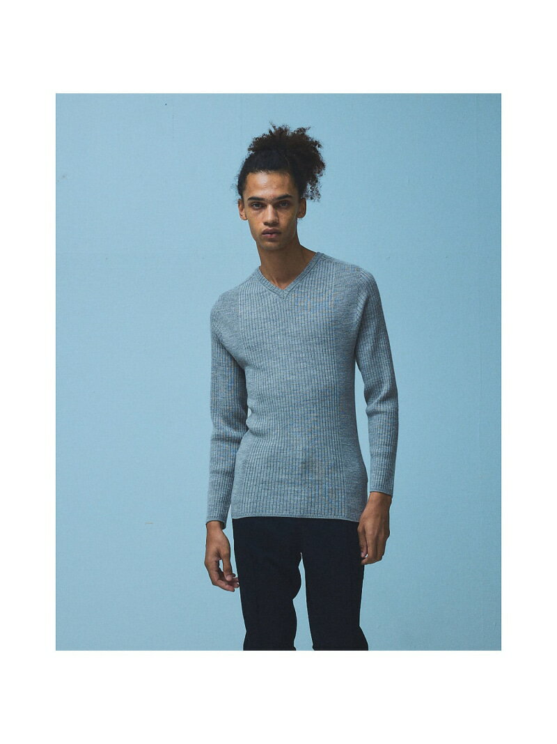 【定番人気】ホールガーメント Vネックニット 5351POUR LES HOMMES ゴーサンゴーイチプールオム トップス ニット ブラック レッド グレー【送料無料】[Rakuten Fashion]