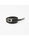 【i`m here/アイムヒアー】Pulltab BELT / レザーベルト ABAHOUSE LASTWORD アバハウス ファッション雑貨 ベルト ブラウン...