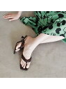 【SALE/60%OFF】【LAROUTE】チューブベルトトングサンダル Au BANNISTER オゥ・バニスター シューズ・靴 サンダル ピンク ブラウン ...