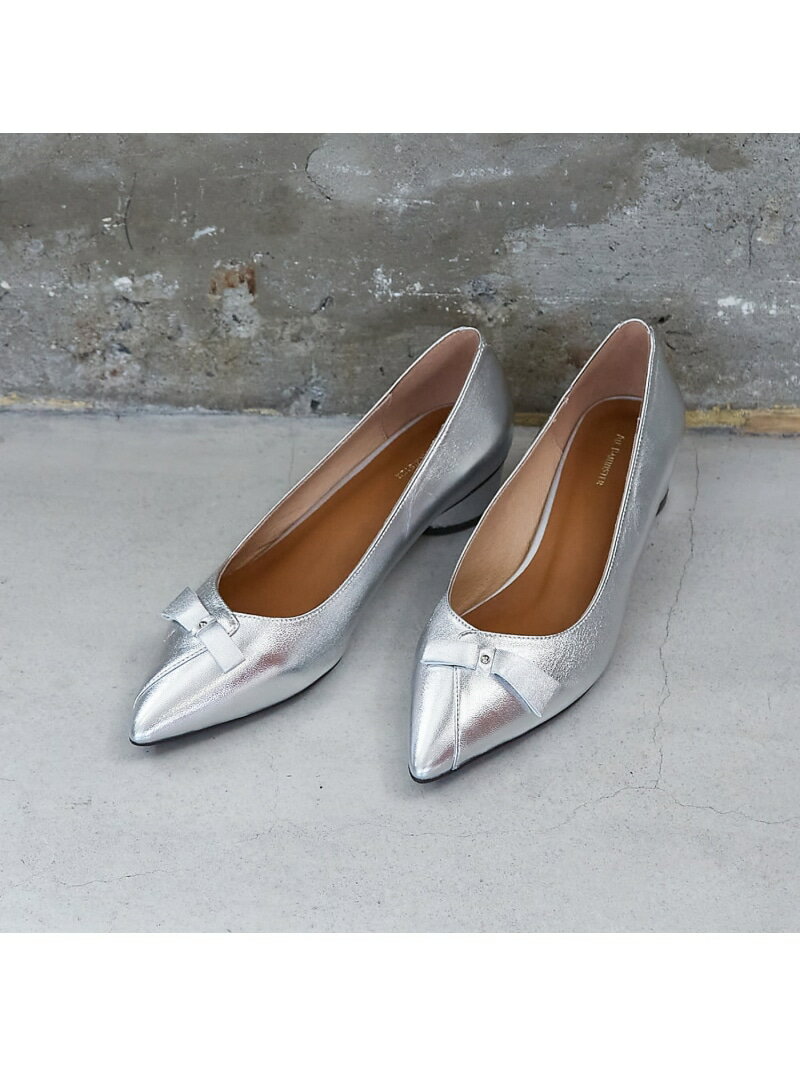 【SALE／30%OFF】リボンモチーフローヒールパンプス Au BANNISTER オゥ・バニスター シューズ・靴 パン..