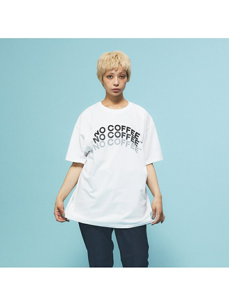 【NO COFFEE * FRUIT OF THE LOOM】コラボアイテム ワ ABAHOUSE LASTWORD アバハウス トップス カットソー・Tシャツ ホワイト ブラック[Rakuten Fashion]