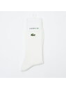 【LACOSTE / ラコステ】クロックエンブレム1*1リブニットソックス ABAHOUSE LASTWORD アバハウス 靴下・レッグウェア その他の靴下・レ...