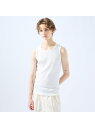 【AH ABAHOUSE】テレコ タンクトップ ABAHOUSE LASTWORD アバハウス トップス キャミソール ブラック グレー ホワイト[Rakute...