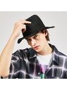 【RUBEN/ルーベン】RAFFIA HAT/ラフィアハット ABAHOUSE LASTWORD アバハウス 帽子 ハット ブラック ベージュ【送料無料】[Ra...