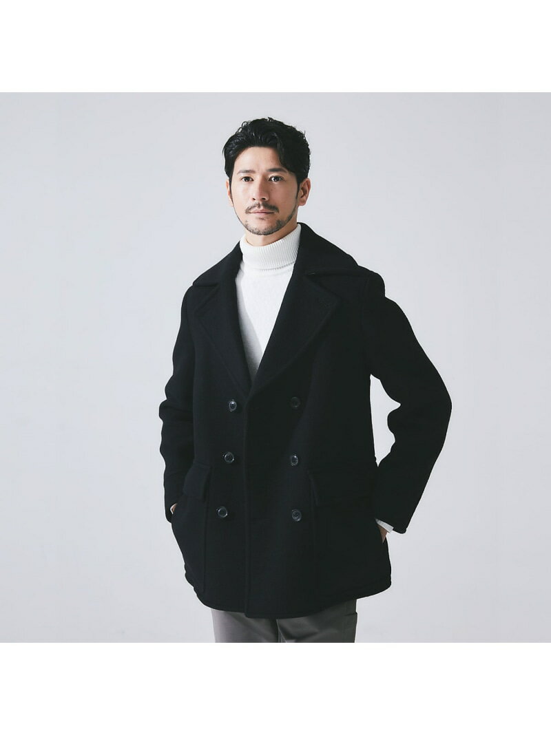 【23A/W】BELLANDI社 ピーコート 5351POUR LES HOMMES ゴーサンゴーイチプールオム ジャケット・アウター ピーコート ブラック カーキ..