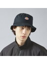 【DICKIES/ディッキーズ】ICON BUCKET HAT/アイコンロゴバケ ABAHOUSE LASTWORD アバハウス 帽子 ハット ブラウン ブルー...