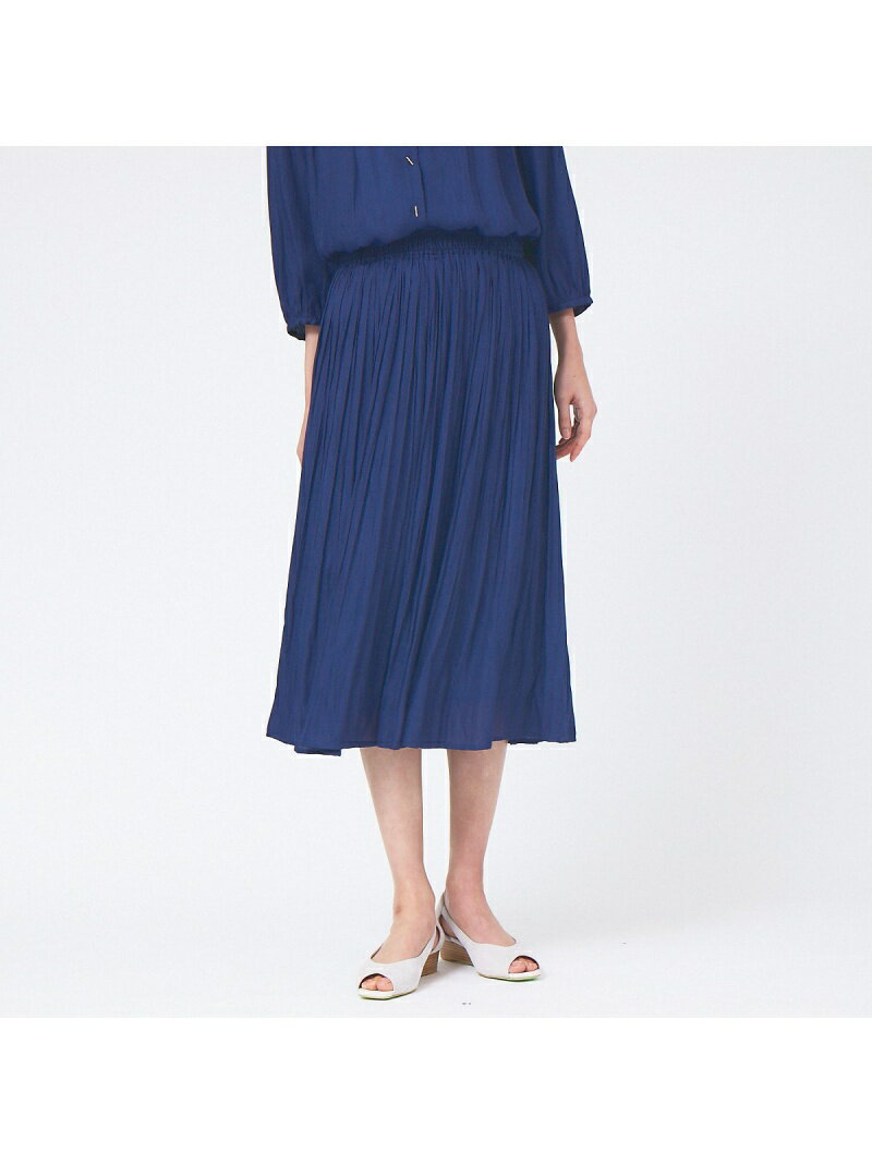 ABAHOUSE ONLINEの【SALE／75%OFF】ヴィンテージサテンミモレ丈スカート abahouse mavie アバハウス マヴィ スカート その他のスカート ピンク グレー ネイビー【RBA_E】[Rakuten Fashion]｜アングル3